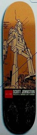 Chocolate Johnston Prototype 5 deck in the Girl/Chocolate 1999 Spring