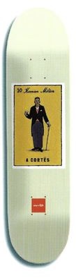 Chocolate Milton Loteria deck in the Girl Skateboards 2000 Spring