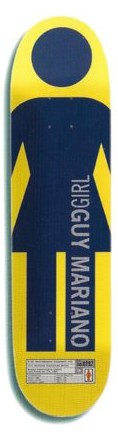 Girl Mariano OG Grid deck in the Girl Skateboards 2000 Spring