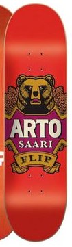 Flip Saari Bear Label (Red) deck in the HLC Distribution 2019