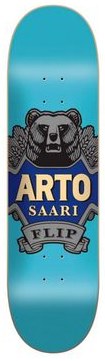 Flip Saari Bear Label (Blue) deck in the HLC Distribution 2019