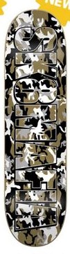 Sk8mafia OG Logo Gold Camo deck in the HLC Distribution 2019
