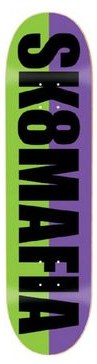 Sk8mafia OG Logo Split Black deck in the HLC Distribution 2019