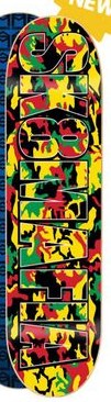 Sk8mafia OG Logo Rasta Camo deck in the HLC Distribution 2019