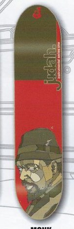 Judah Monk deck in the Imperial Distribution 2002