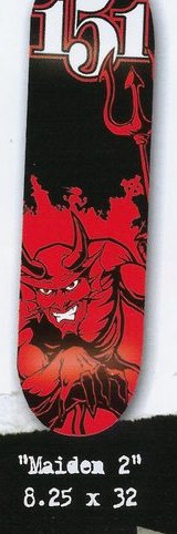 One Fifty One Childress Deathband deck in the Imperial Distribution 2002