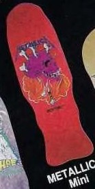 Zorlac Metallica deck in the Intensity Skates 1989