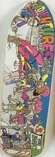 New Deal Justin Girard deck in the Intensity Skates 1990 Fall Christmas