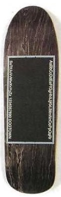 Dogtown Chalkboard deck in the Intensity Skates 1991 Spring