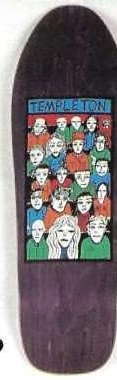New Deal Ed Templeton deck in the Intensity Skates 1991 Spring