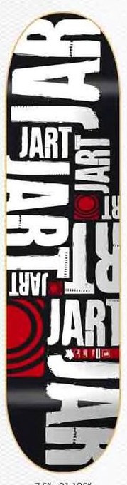Jart Logo Series III V.2 (Black) deck in the Jart 2006 Winter
