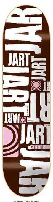 Jart Logo Series III V.2 (Brown) deck in the Jart 2006 Winter