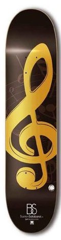 Jart Note and Music (Gold Clef) deck in the Jart 2011