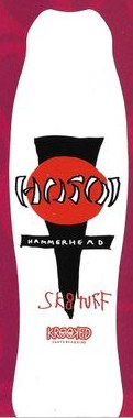 Krooked Hosoi Hammerhead deck in the Krooked 2003 Catalog