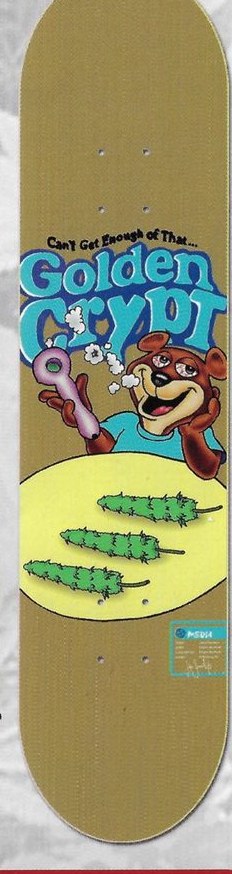 Media McNatt Food Chain deck in the Media Skateboards Spring 2003 Catalog