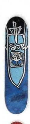 Firm Burnquist Rocket Man deck in the Monster Skate 2002 Spring