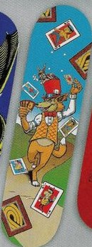 Powell Peralta C.B. Fox deck in the Powell 1997 Spring Catalog