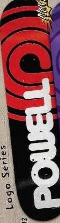 Powell Peralta Black/Red Bleed deck in the Powell Team Zine 1999 Fall