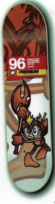 Premium Hacker Mini Board deck in the Premium 2002 Fall