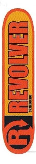 Revolver Team Logo Board deck in the Revolver Skateboards 2002