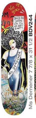Vision Street Wear Ms Demener deck in the Select Distribution 2002