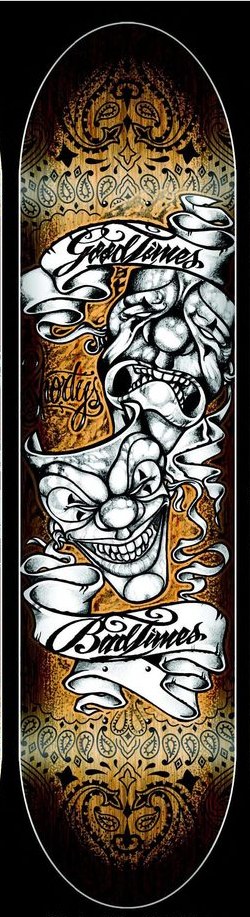 Shorty's Masks deck in the Shorty's Catalog 2005 Holiday