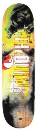 Sk8 On The Wall Black Nude deck in the Sk8 On The Wall