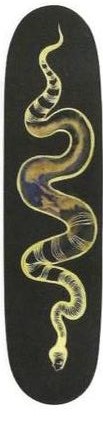 Sk8 On The Wall Untitled (Snake I) deck in the Sk8 On The Wall