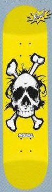 Powell Peralta Skull & Bones deck in the Skate One 2000 Fall Catalog