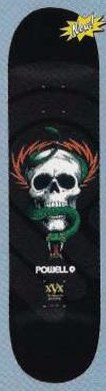 Powell Peralta Skull & Snake deck in the Skate One 2000 Fall Catalog