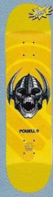 Powell Peralta Viking Skull deck in the Skate One 2000 Fall Catalog