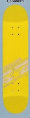 Brigade Caballero Star Logo (Yellow) deck in the Skate One 2000 Fall Catalog