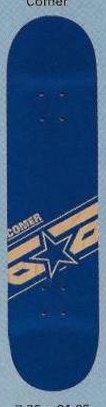 Brigade Comer Star Logo (Blue) deck in the Skate One 2000 Fall Catalog