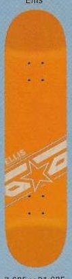 Brigade Ellis Star Logo (Orange) deck in the Skate One 2000 Fall Catalog