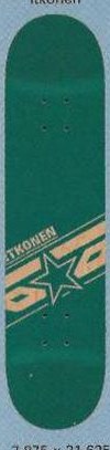Brigade Itkonen Star Logo (Green) deck in the Skate One 2000 Fall Catalog