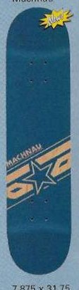 Brigade Machnau Star Logo (Teal) deck in the Skate One 2000 Fall Catalog