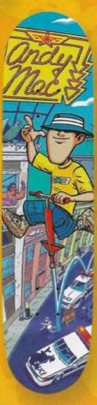 Brigade Macdonald Pogo Mini deck in the Skate One 2001 Summer Catalog