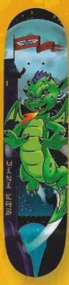 Brigade Caballero Dragon Mini deck in the Skate One 2001 Summer Catalog