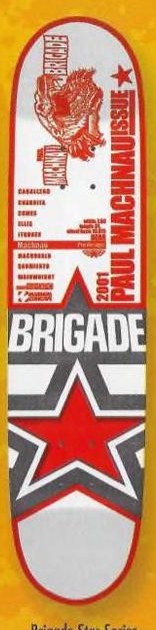 Brigade Star Series Machnau deck in the Skate One 2001 Summer Catalog