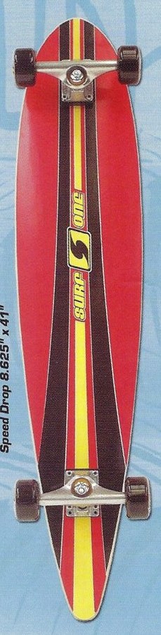 Surf One Speed Drop deck in the Skate One 2002 Spring