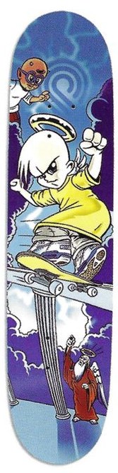 Powell Angel Boy Tail Slide Angel deck in the Skate One 2002 Spring