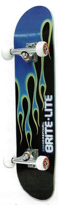 Powell Peralta Brite-Lite Flames Complete deck in the Skate One 2002 Spring