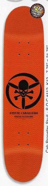 Powell Pro Cab Propeller Skull deck in the Skate One 2002 Summer Catalog