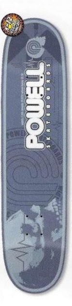 Powell Peralta Skull2 Gray deck in the Skate One 2002 Summer Catalog