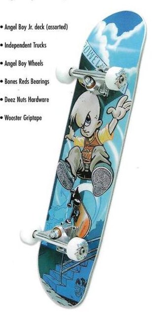 Angel Boy Angel Boy Jr. (assorted) deck in the Skate One 2002 Summer Catalog