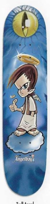 Angel Boy Troll Angel deck in the Skate One 2002 Summer Catalog