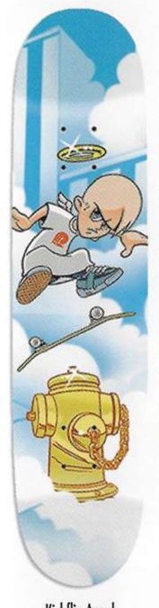 Angel Boy Kickflip Angel deck in the Skate One 2002 Summer Catalog