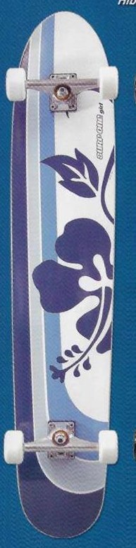 Surf One Girl Hibiscus deck in the Skate One 2003 Spring Catalog