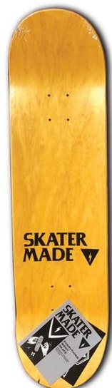 Skater Made Everything Went Skate (Yellow stain) deck in the Skater Made 2018 Catalog