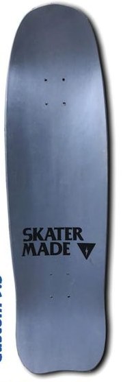 Skater Made Everything Went Skate (Grey, shaped) deck in the Skater Made 2018 Catalog
